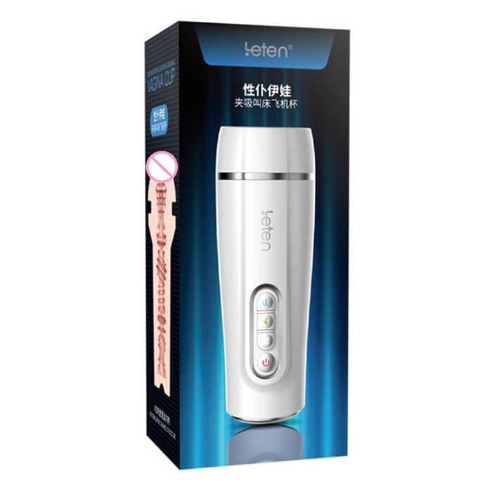 Âm đạo giả Leten Intelligent 4D rung co thắt tiếng rên thật