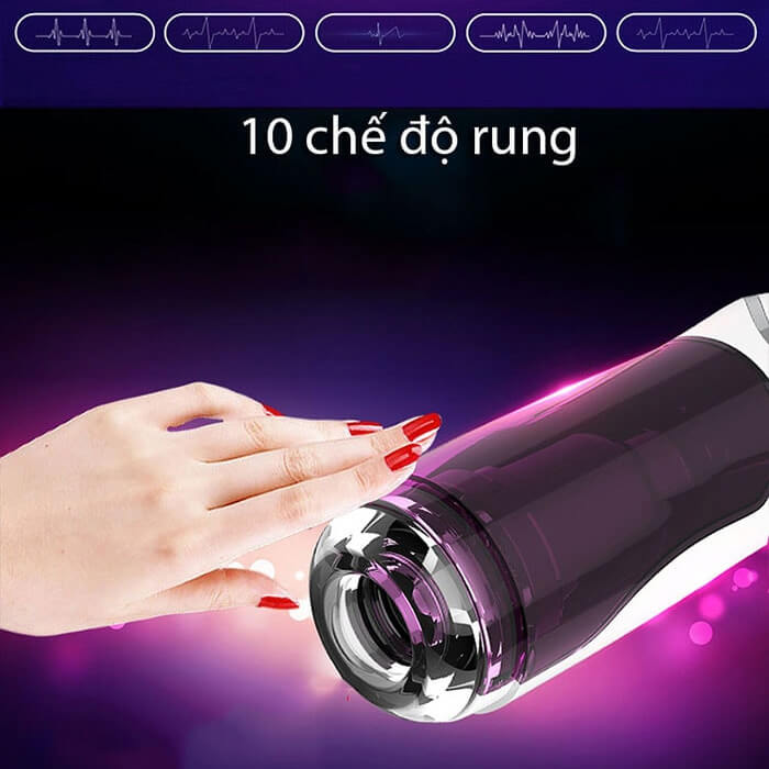 Cốc Thủ Dâm Comanche Tự Động Đa Năng Rung Thụt Xoay