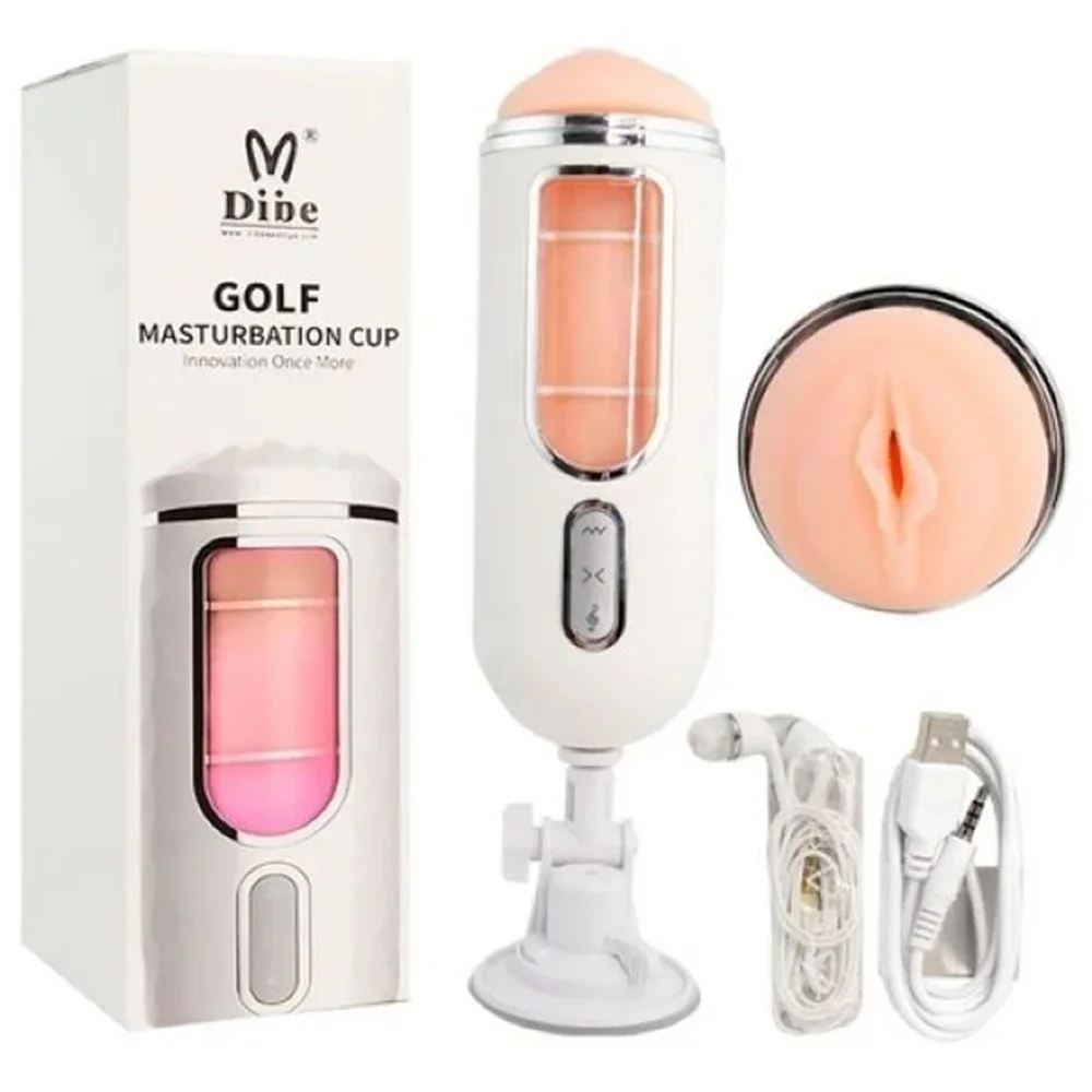 Máy Rung Tự Động Âm Đạo Giả Dibe Golf Cảm Giác Thật