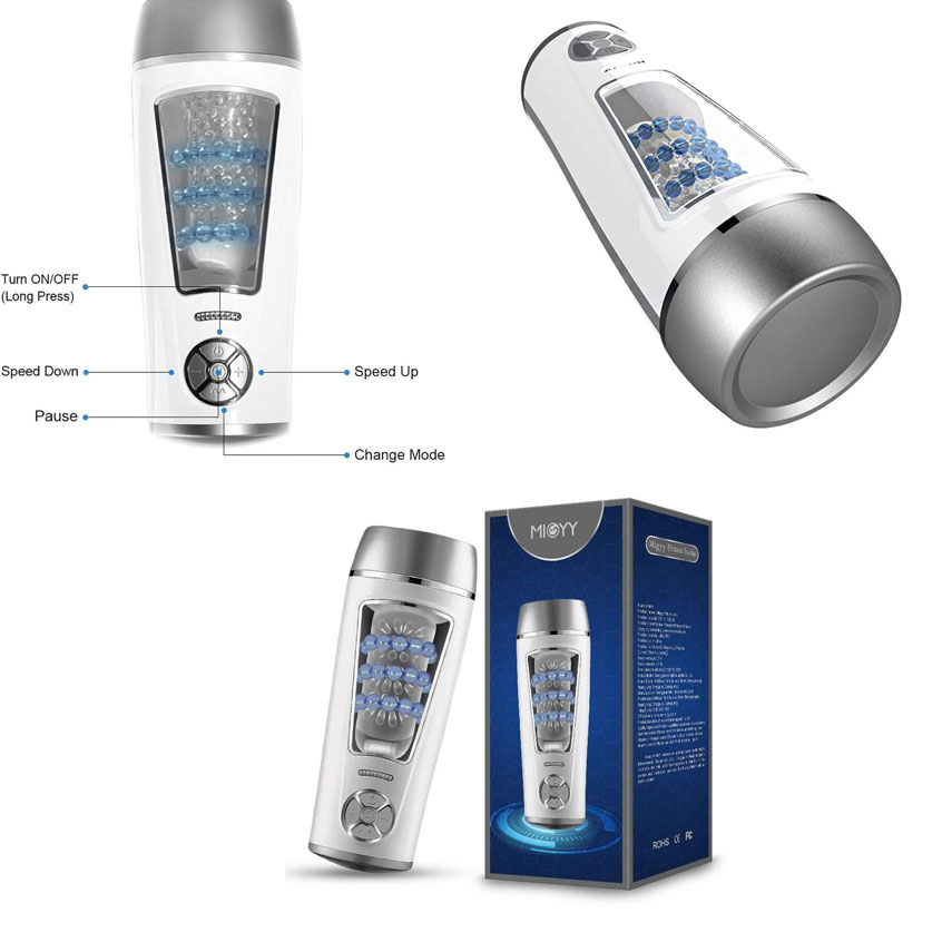 Âm Đạo Giả Migyy Prince Đa Năng Máy Rung Mút Tự Động