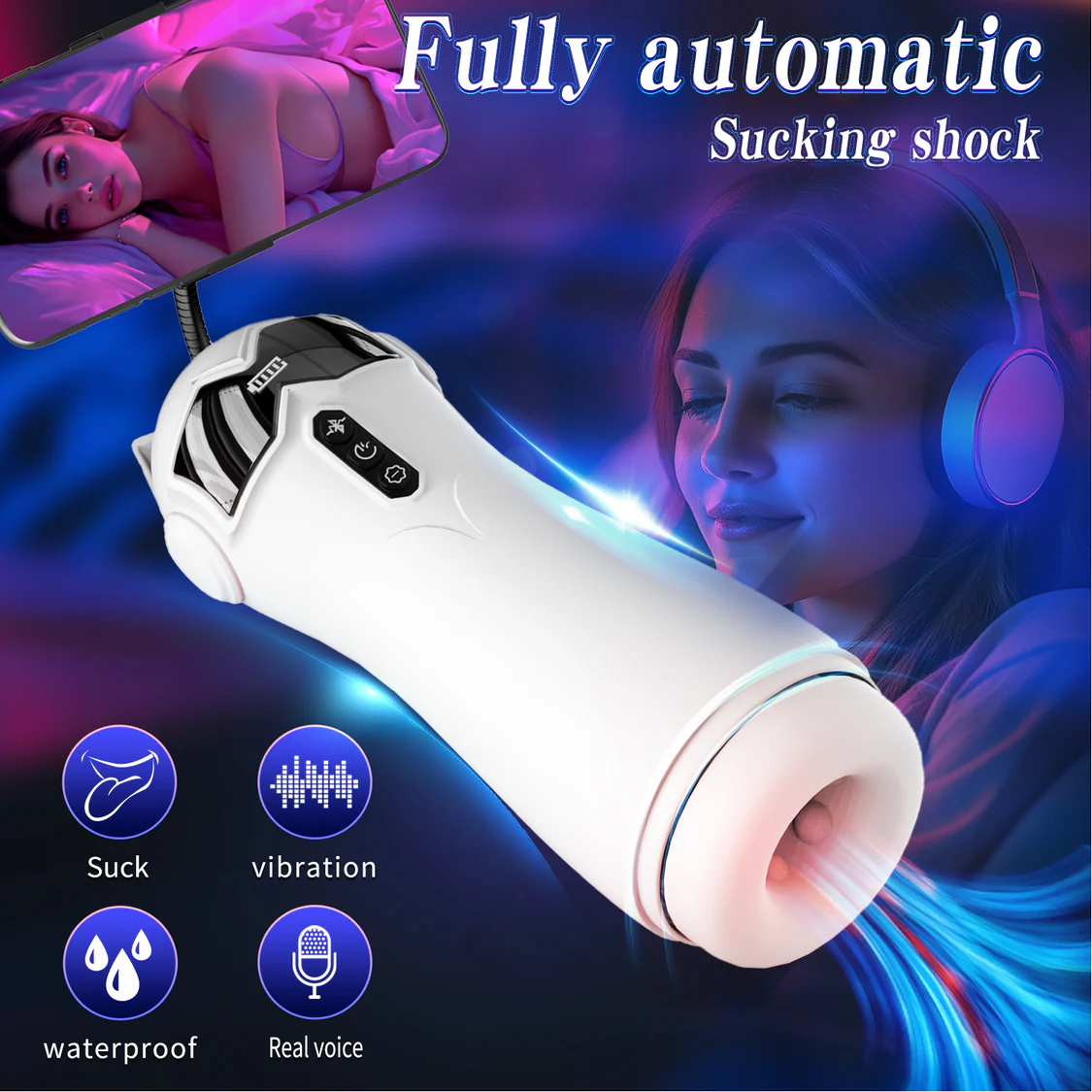 Cat Girl Cup Âm Đạo Giả Tăng Khoái Cảm Thăng Hoa Cảm Xúc