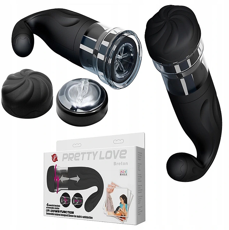 Âm đạo giả Pretty Love Breton xoay tự động mát xa cực đỉnh