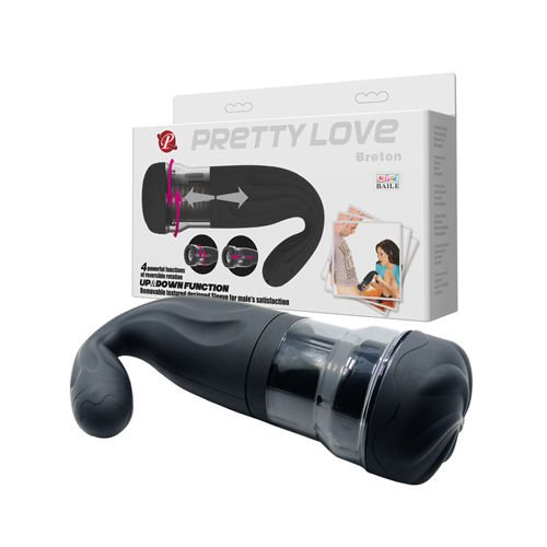 Âm đạo giả Pretty Love Breton xoay tự động mát xa cực đỉnh
