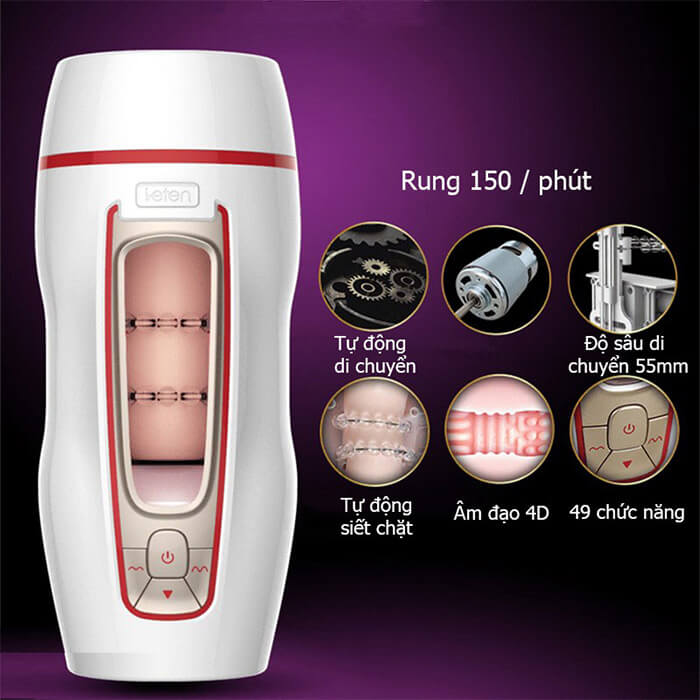 Âm Đạo Giả Vagina Cup Leten Rên Rỉ Bú Mút Thực Tế Có Âm Thanh