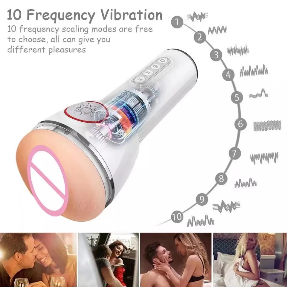 Leten âm đạo giả tự động bú mút rung 10 chế độ siêu phê