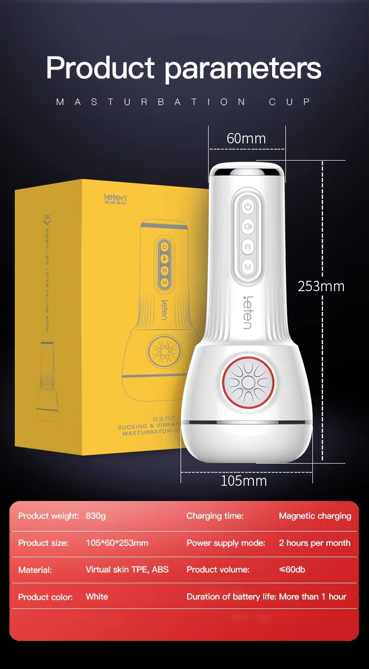 Leten âm đạo giả tự động bú mút rung 10 chế độ siêu phê