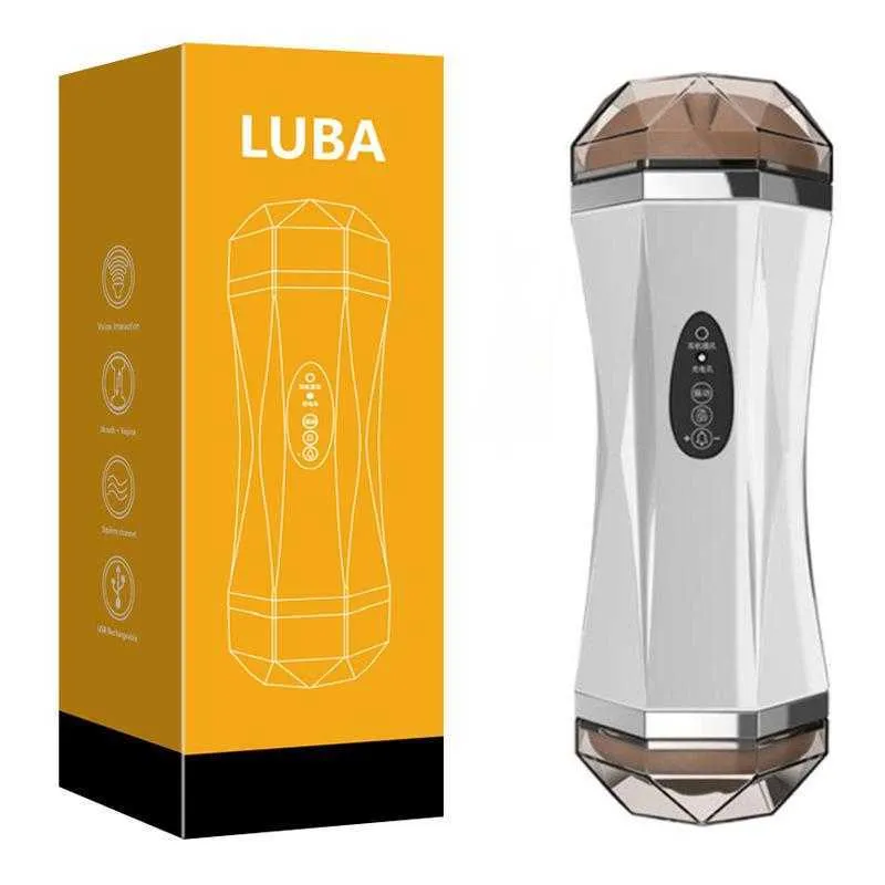 Âm đạo giả 2 đầu Jiuai Luba đa năng rung kích thích cực mạnh 