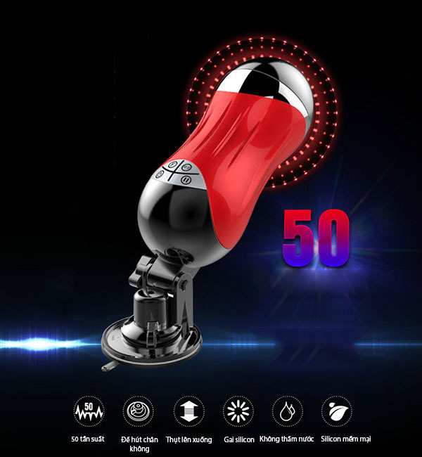 Âm Đạo Tự Động Gắn Tường Piston Easy Love Siêu Thật