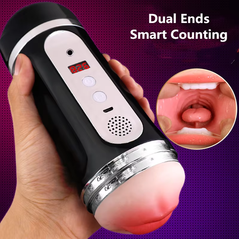 Âm Đạo Giả 2 Đầu Jiuai ADG011 Siêu Thật Kèm Âm Thanh Quyến Rũ