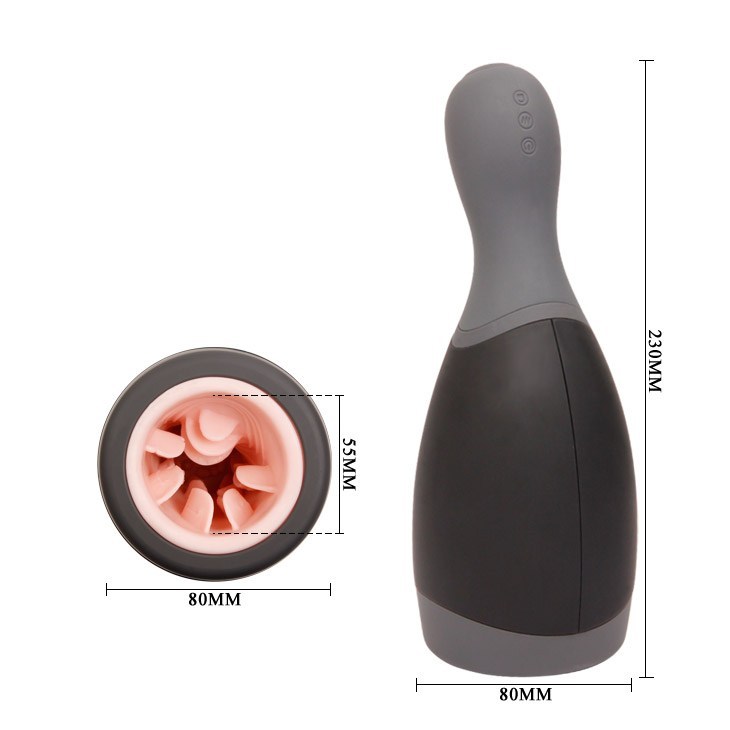 Âm đạo giả Pretty Love Deep Pleasure rung dây sạc điện ABS silicon
