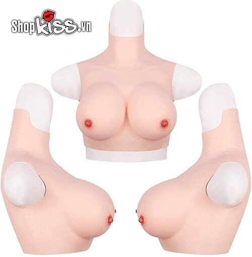 Ngực giả silicone full cổ như thật nâng vòng 1