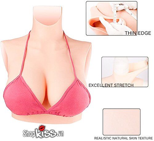 Ngực giả silicone full cổ như thật nâng vòng 1