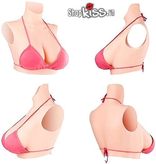 Ngực giả silicone full cổ như thật nâng vòng 1