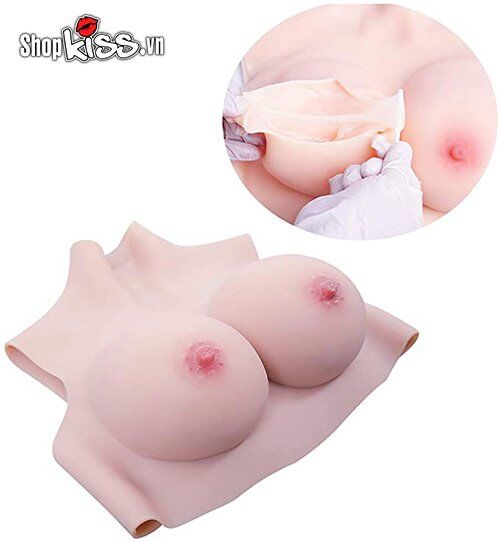 Ngực giả silicone full cổ như thật nâng vòng 1