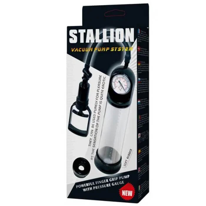 Máy Tập Dương Vật Tự Nhiên Stallion New Đồng Hồ Áp Suất