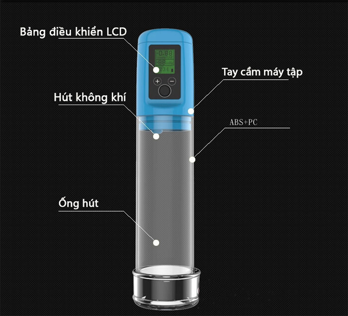 Máy Kéo Dài Dương Vật Tự Động G4 Pin Sạc LCD Giá Tốt