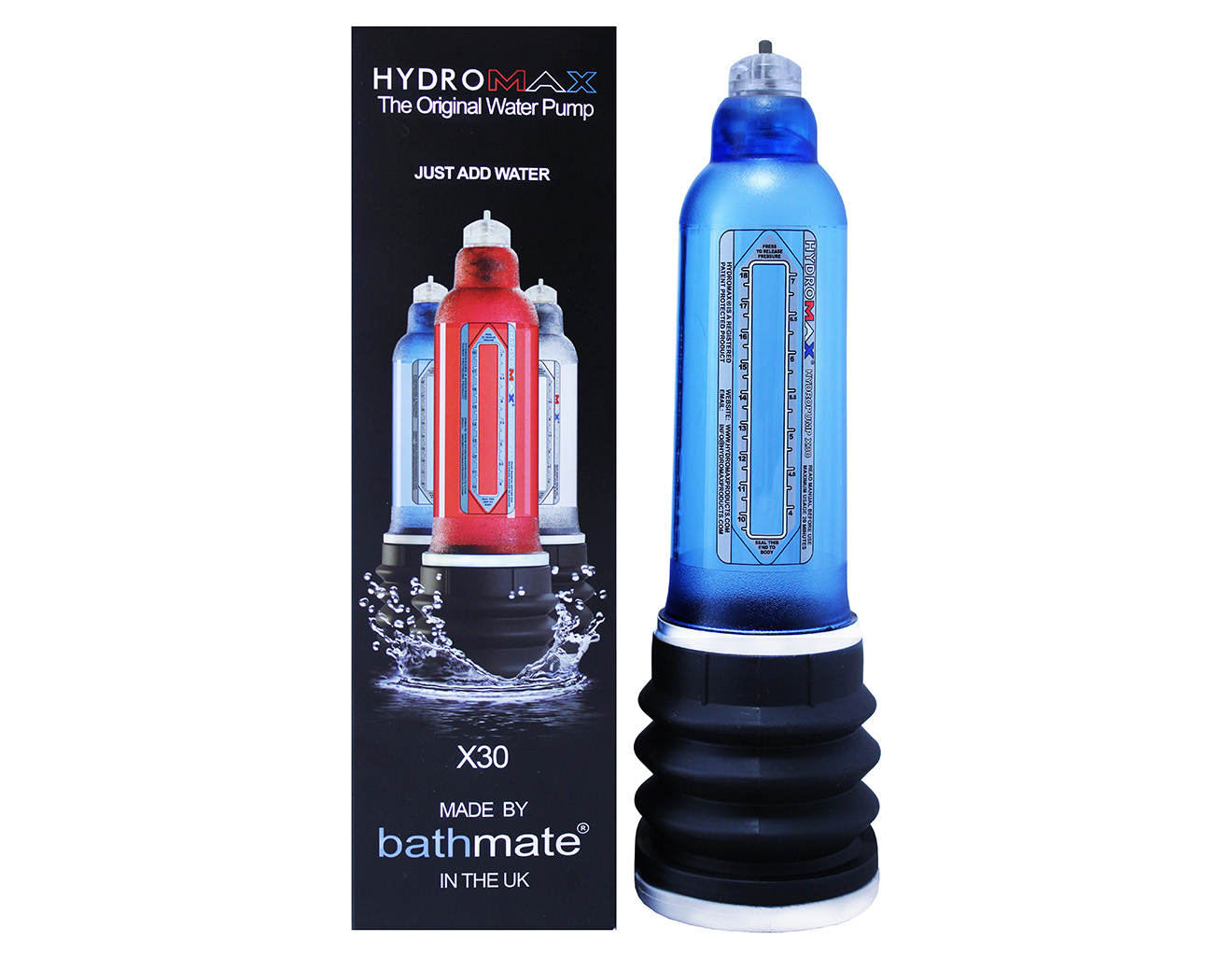 Máy tập dương vật Hydromax X30 Anh Quốc làm giãn mô tế bào 