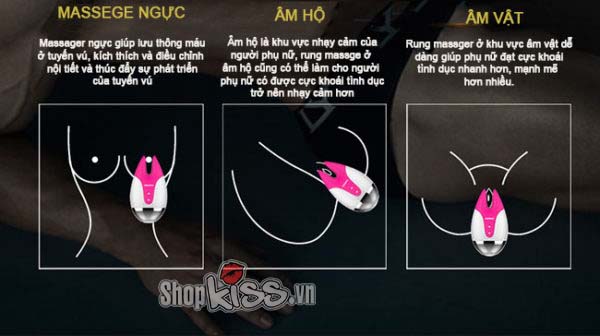 Máy mát xa Nalone Fifi 2 massage nhũ hoa âm vật nữ