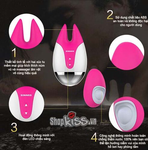 Máy mát xa Nalone Fifi 2 massage nhũ hoa âm vật nữ