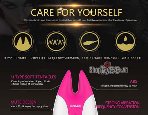 Máy mát xa Nalone Fifi 2 massage nhũ hoa âm vật nữ