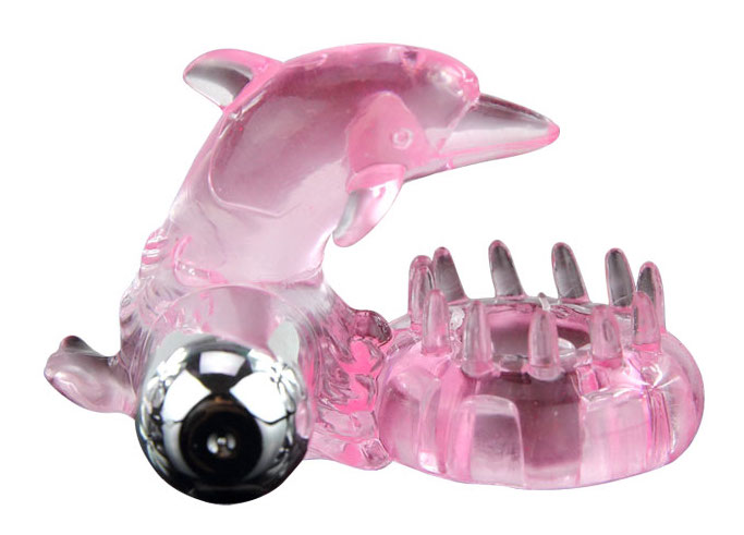 Vòng rung tình yêu cá heo silicone Baile mềm mại tha hồ chơi