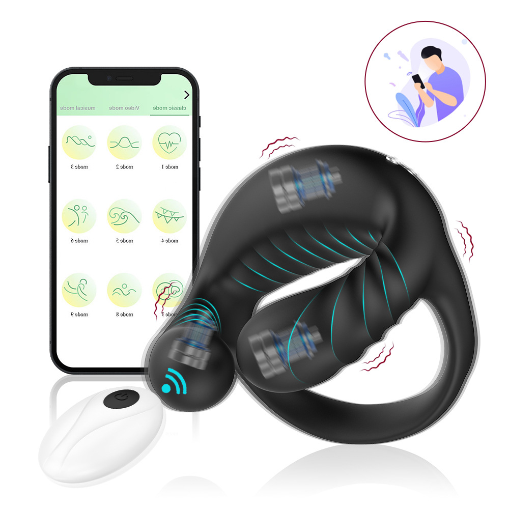 Vòng rung tinh hoàn điều khiển app tăng khoái cảm
