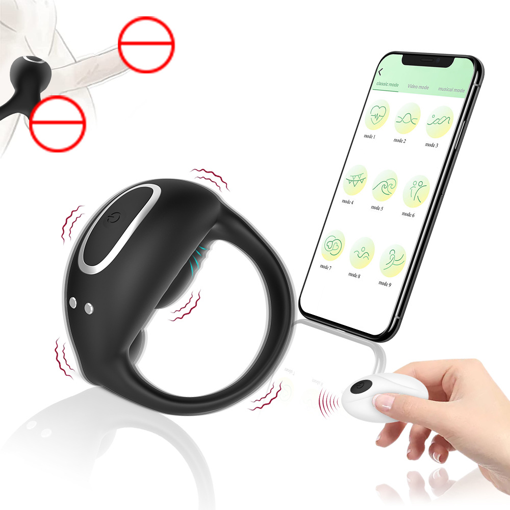 Vòng rung tinh hoàn điều khiển app tăng khoái cảm