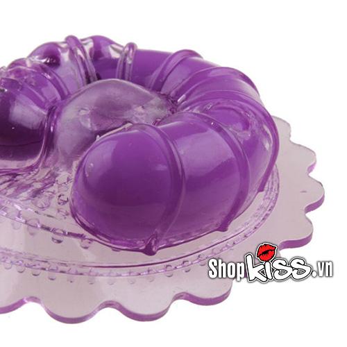 Dụng cụ mát xa nhũ hoa mini silicon rung mạnh kích thích nữ