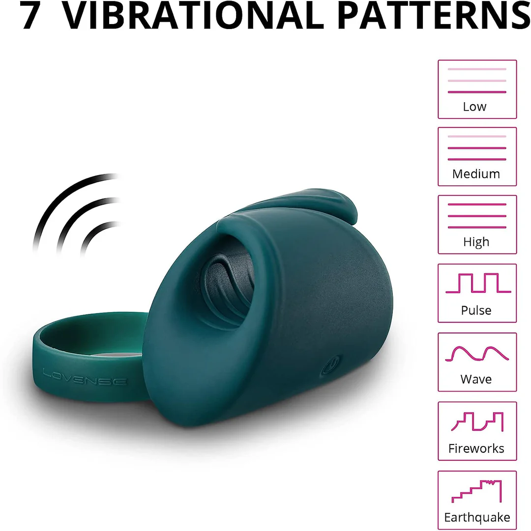 Vòng Rung Dương Vật LOVENSE Gush Tăng Khoái Cảm Mạnh Mẽ Vòng Rung Dương Vật LOVENSE Gush Tăng Khoái Cảm Mạnh Mẽ