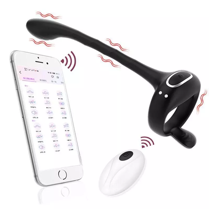 Vòng Đeo Dương Vật Kích Thích Hậu Môn 9 Chế Độ Rung Hot