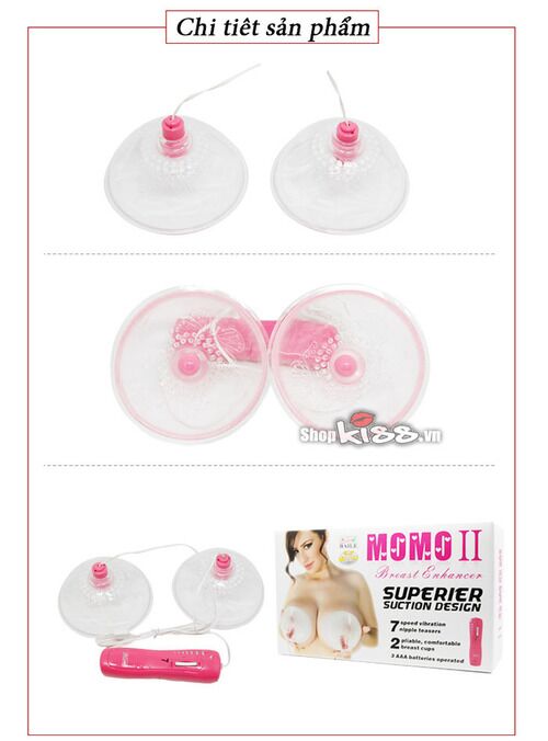 Máy mát xa nhũ hoa Momo II kích thích vòng 1 nữ