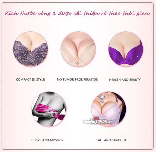 Máy mát xa nhũ hoa Momo II kích thích vòng 1 nữ