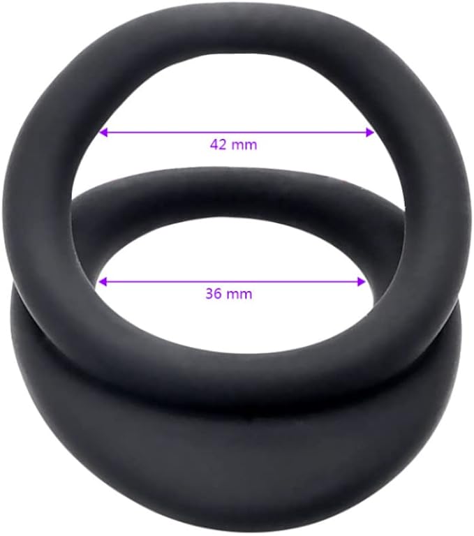 Vòng Dương Vật Gai Rung Kích Thích Tình Dục Đen Huyền Bí