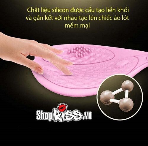 Áo lót mát xa ngực Breast I Smart silicon cao cấp rung mạnh