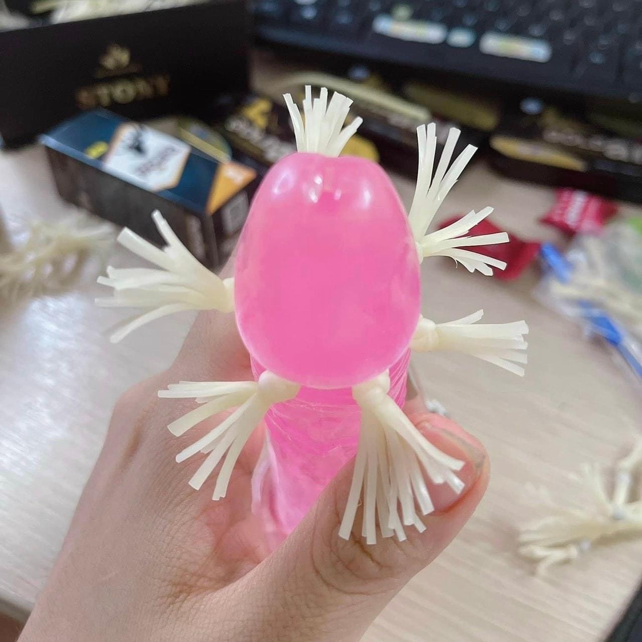 Vòng Đeo Dương Vật Râu Rồng Silicone Chuẩn Cao Cấp, Bền