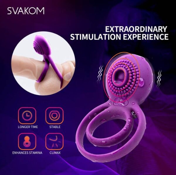 Svakom Tammy vòng rung kích thích âm vật, massage cực đã