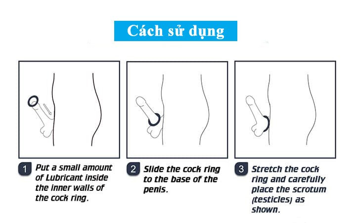 Bộ 3 Vòng Đeo Elephant Cockring Siêu Bền Tăng Khoái Cảm