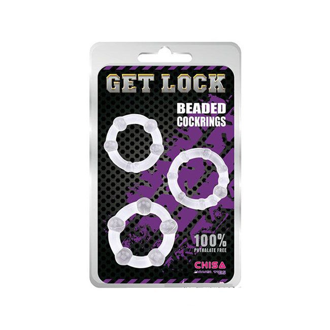 Bộ 3 Vòng Đeo Dương Vật Get Lock Chisa Kéo Dài Thời Gian