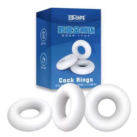 Bộ 3 Vòng Đeo Cockring Màu Trắng