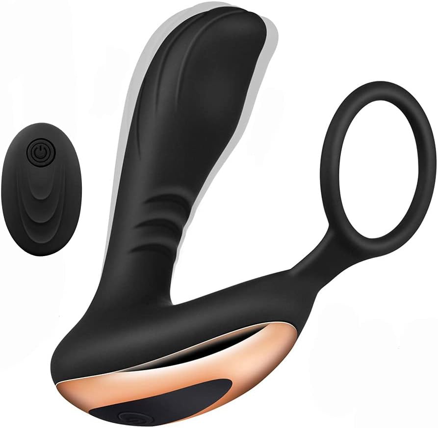 Máy Matxa Tuyến Tiền Liệt Rung Mạnh Có Quai Đeo Cock Ring Cao Cấp