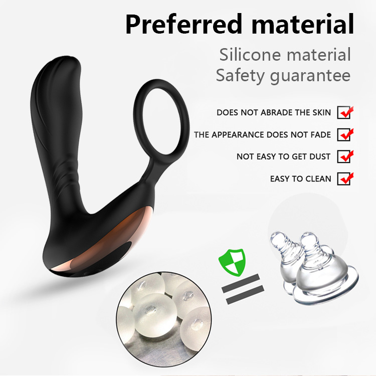 Máy Matxa Tuyến Tiền Liệt Rung Mạnh Có Quai Đeo Cock Ring Cao Cấp