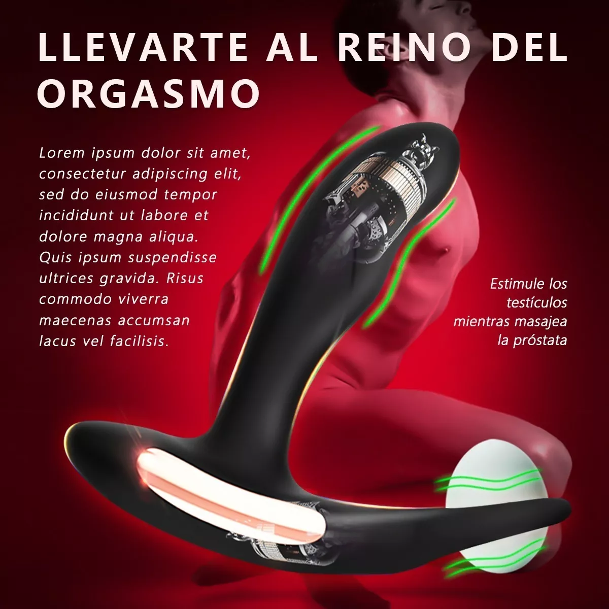 Massage tuyến tiền liệt nam có nhiệt cực khoái thiết bị hỗ trợ