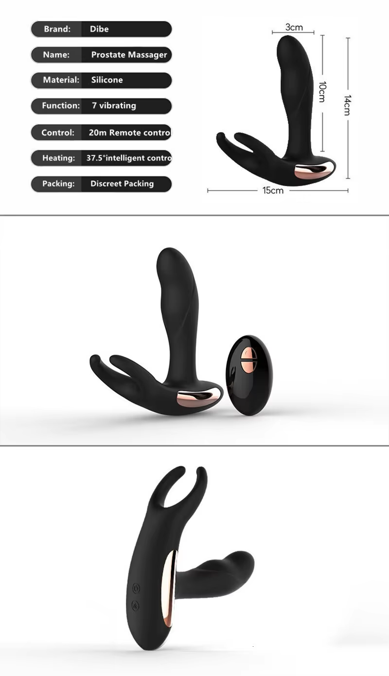 Massage tuyến tiền liệt nam có nhiệt cực khoái thiết bị hỗ trợ