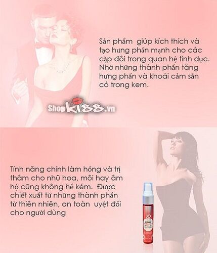  Thông tin Kem kích thích và làm hồng nhũ hoa hiệu quả Jo Nipple hàng xách tay
