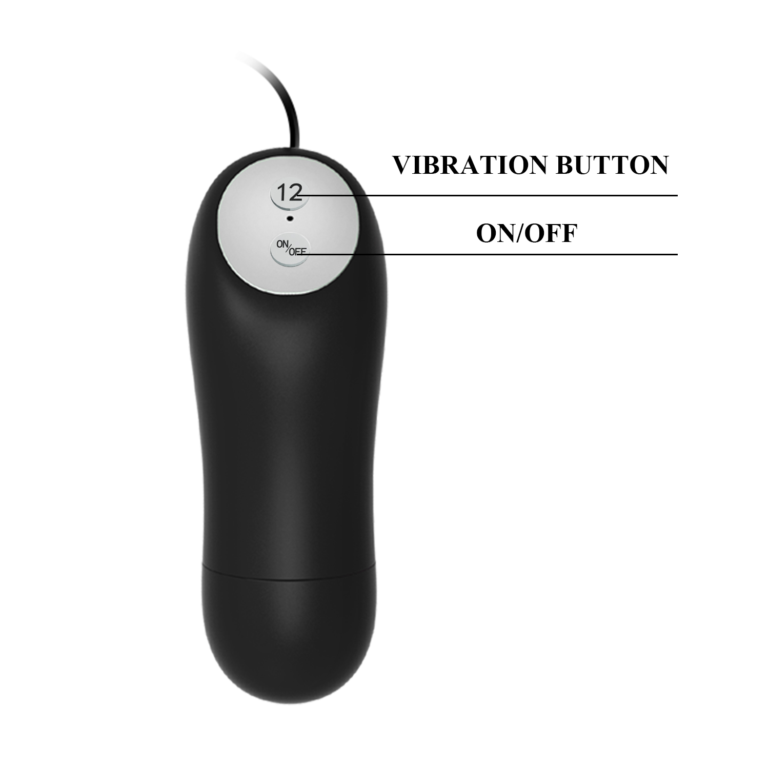 Dụng cụ kích thích hậu môn Pretty Love 12 chế độ rung nhỏ gọn silicon