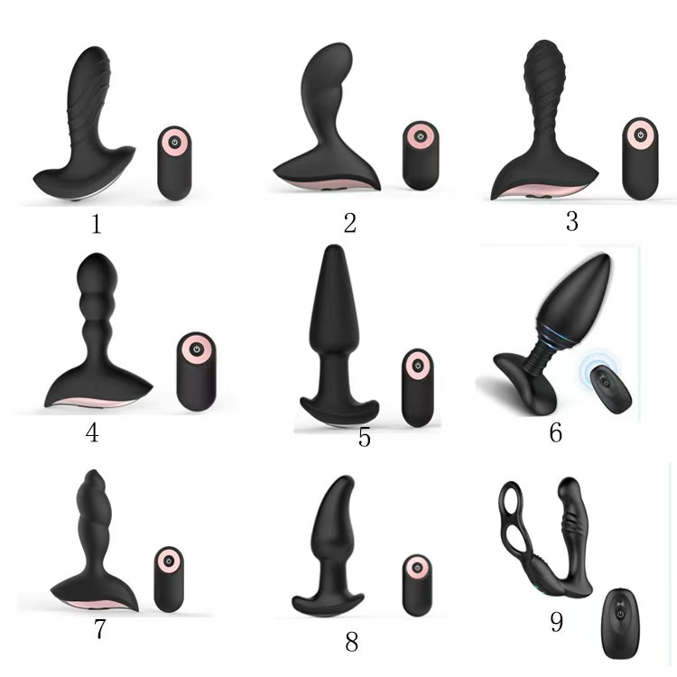 Dụng Cụ Kích Thích Hậu Môn 10 Chế Độ Rung Điều Khiển Từ Xa