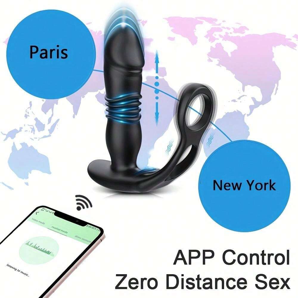 Dụng Cụ Hậu Môn Love Spouse Điều Khiển App Kích Thích Mạnh Mẽ