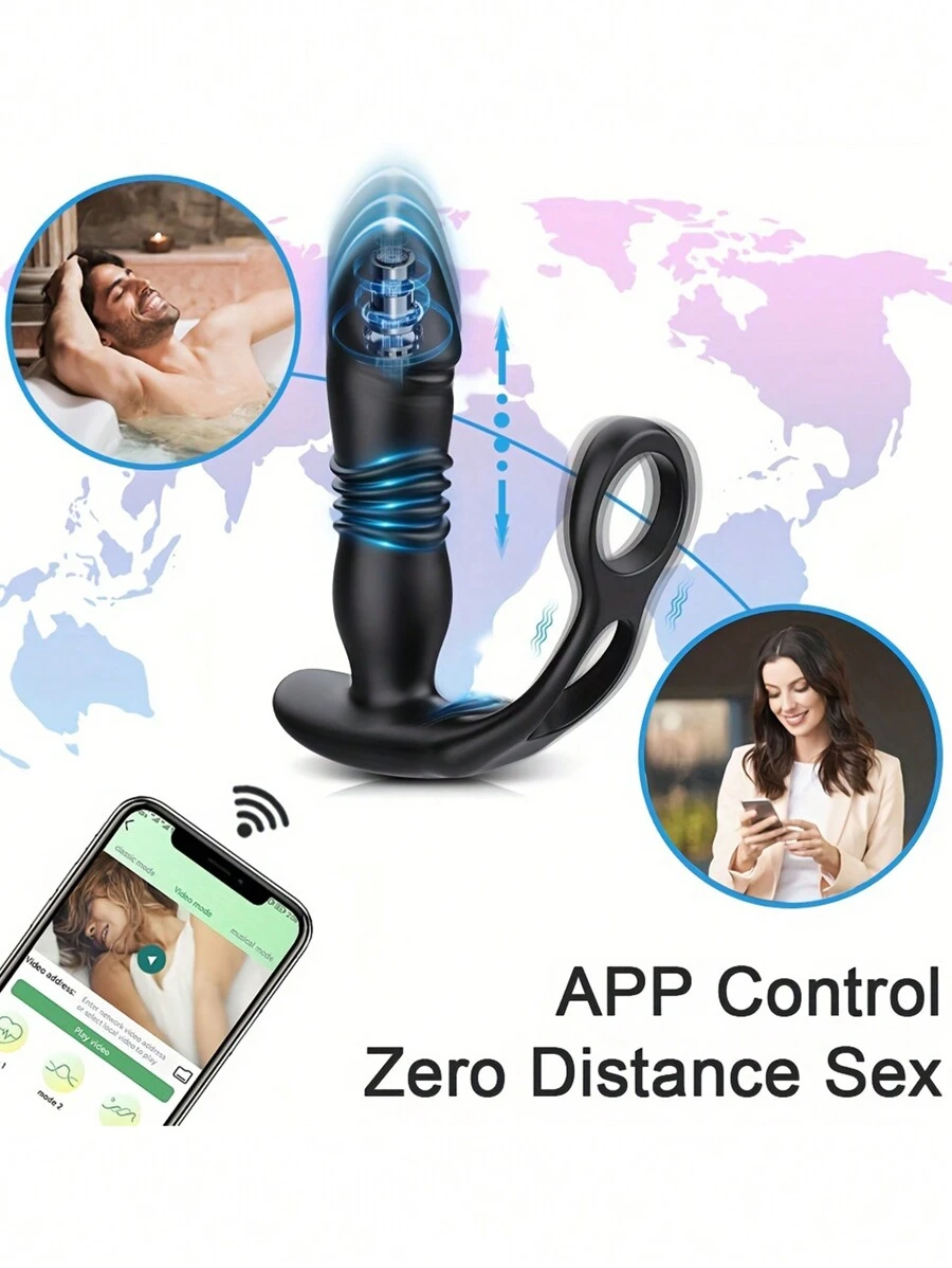 Dụng Cụ Hậu Môn Love Spouse Điều Khiển App Kích Thích Mạnh Mẽ