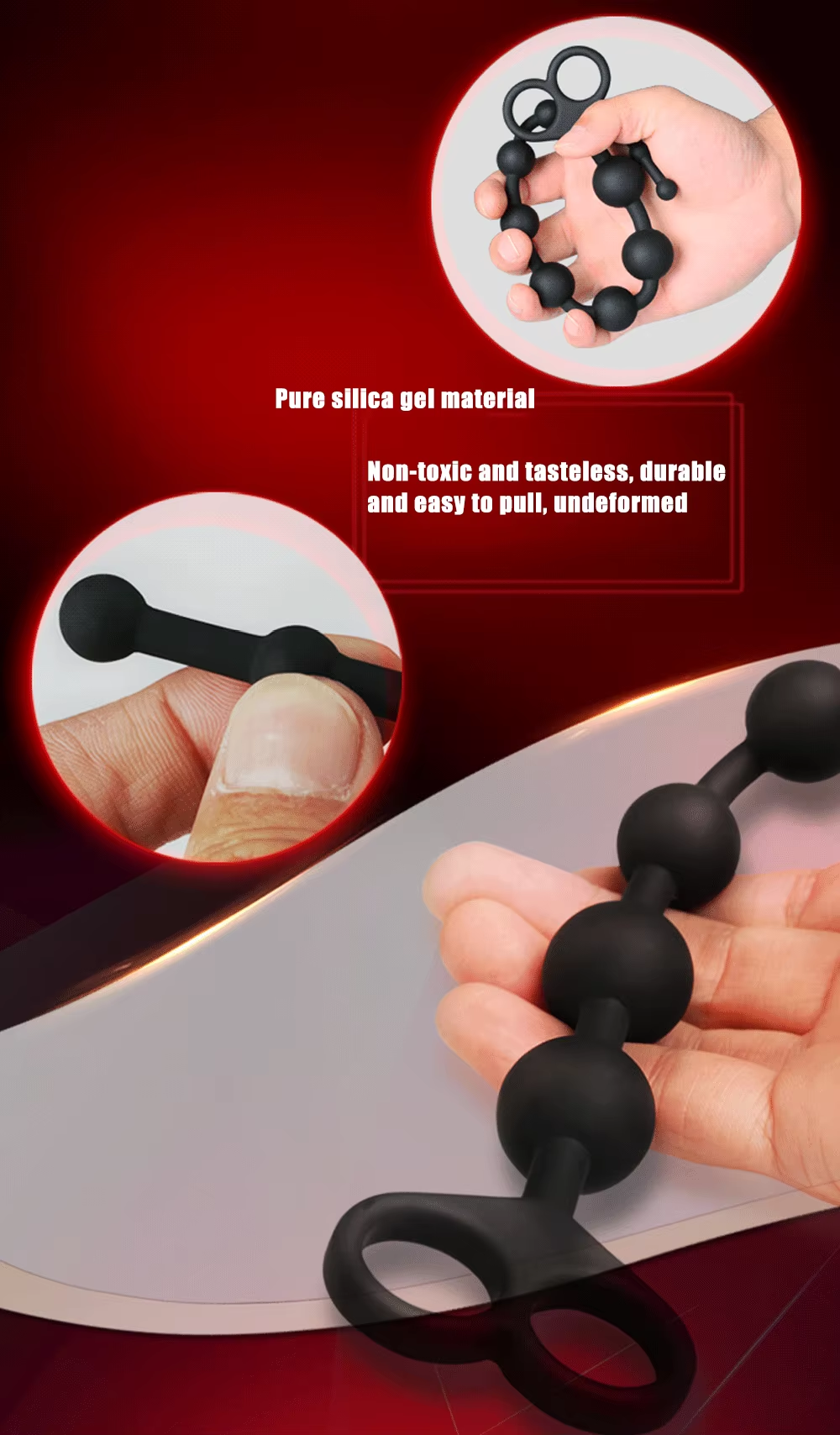 Dụng Cụ Hậu Môn Chuỗi Hạt - Kích Thích Cảm Giác Mạnh Mẽ