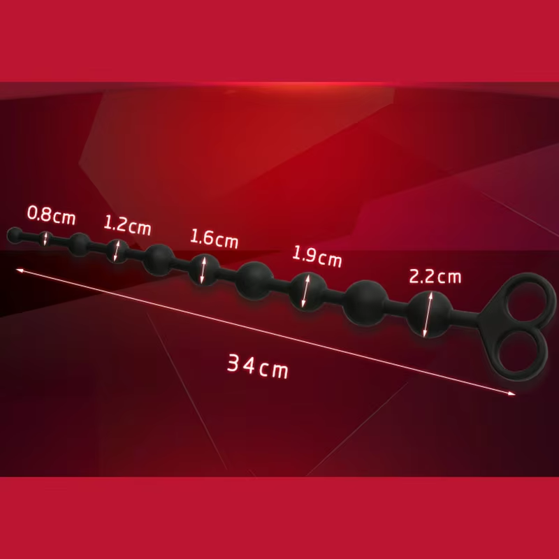 Dụng Cụ Hậu Môn Chuỗi Hạt - Kích Thích Cảm Giác Mạnh Mẽ Dụng Cụ Hậu Môn Chuỗi Hạt - Kích Thích Cảm Giác Mạnh Mẽ